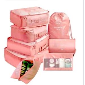 NWT Set of 8 pcs Travel Packing Set. Unisex